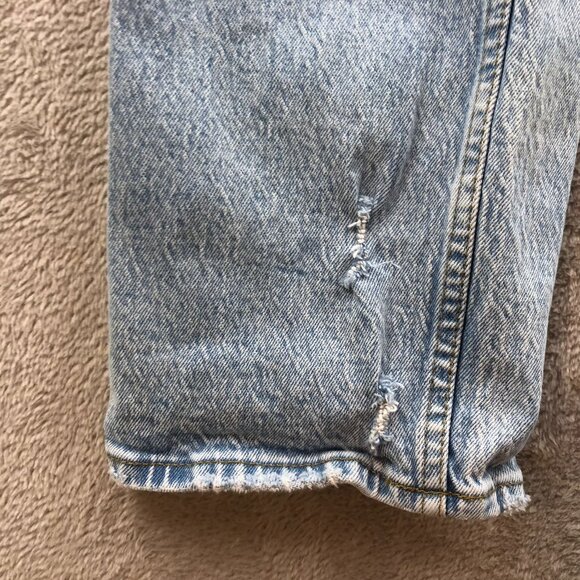 Abercrombie & Fitch Womens Jeans 26/2 90s Straight High Rise Distress Straight - Picture 9 of 16